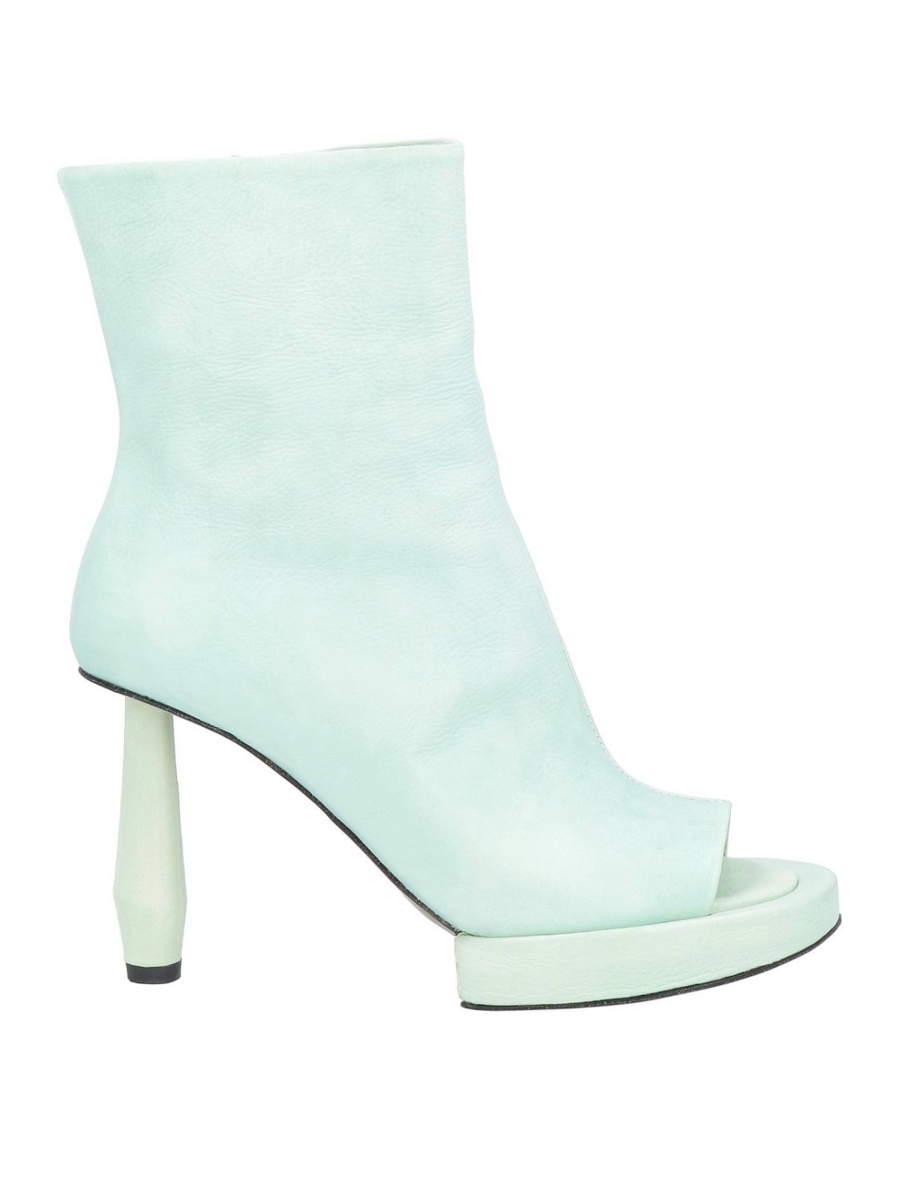 MALLONI Mint Green OprnToe Ankle Boots